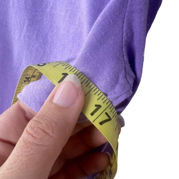 Boden Purple Long Sleeve Cotton Modal Blend Top 4 - Picture 7 of 7